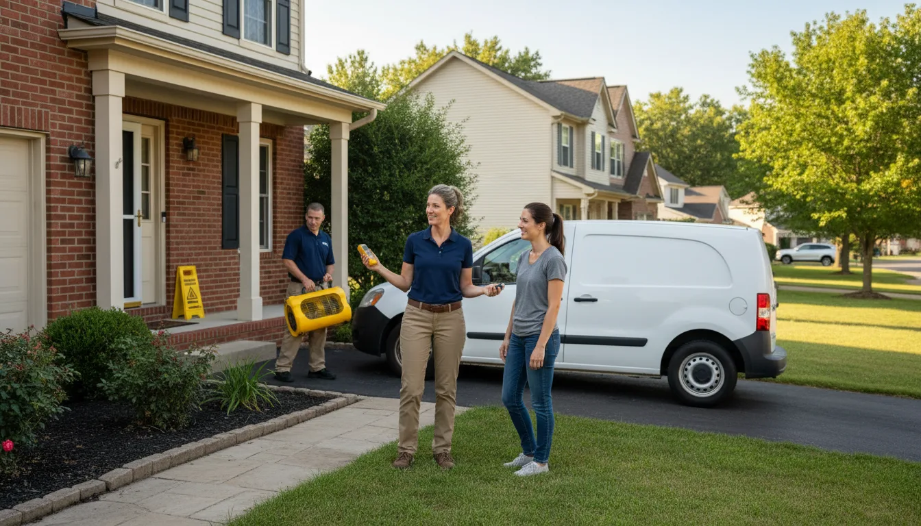 Water restoration image for Dehumidification And Cleanup Services in Albion, CA